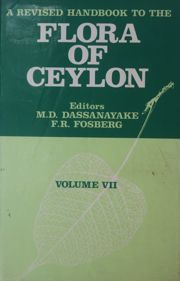 HB27 - A Revised Handbook to the Flora of Ceylon Vol - VII